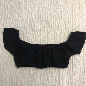 Victoria Secret Off The Shoulder Ruffle Swim Top